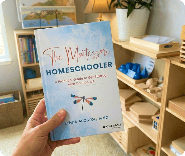 Montessori homeschool book The Montessori Homeschooler cover