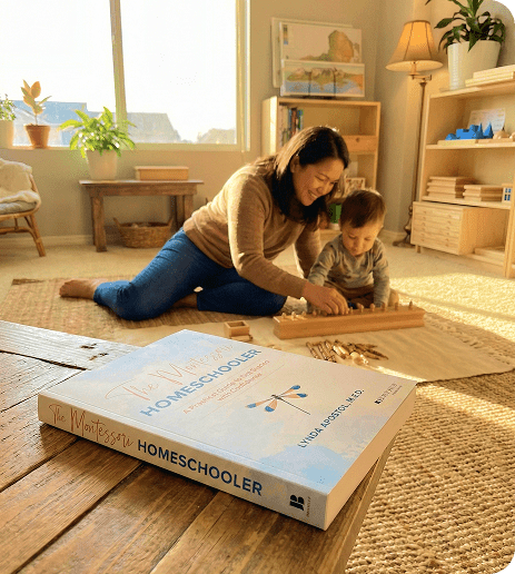 The Montessori Homeschooler practical guide book cover